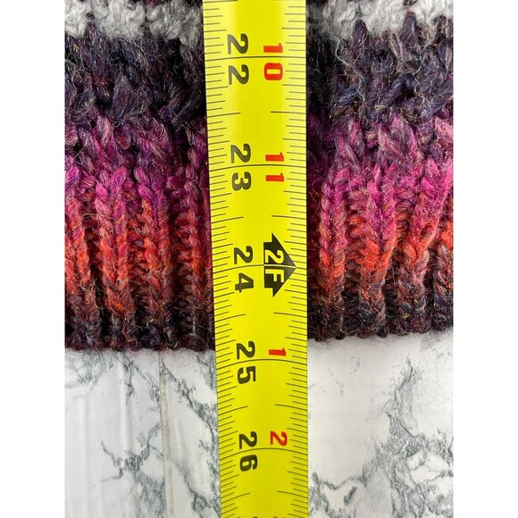 Ana Womens Size L Multicolor Striped Knit Sweater Acrylic & Polyester - Picture 5 of 10